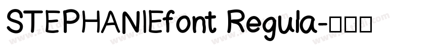 STEPHANIEfont Regula字体转换